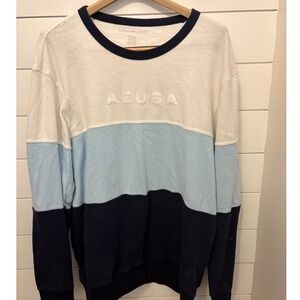 American Eagle AEUSA‎ Color Block Crew Neck Pullover Sweatshirt XL